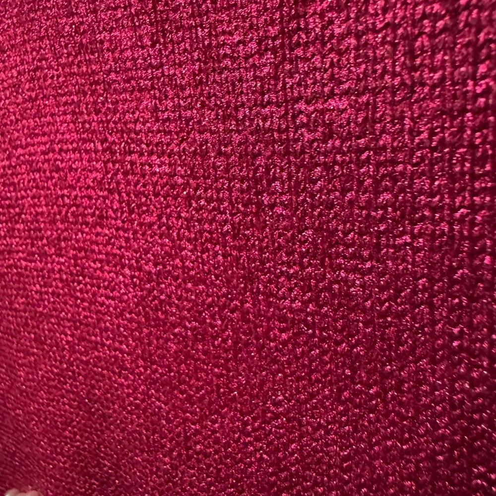 Queen of Sparkle Pink Candy Cane Sweater XL - Picture 3 of 4